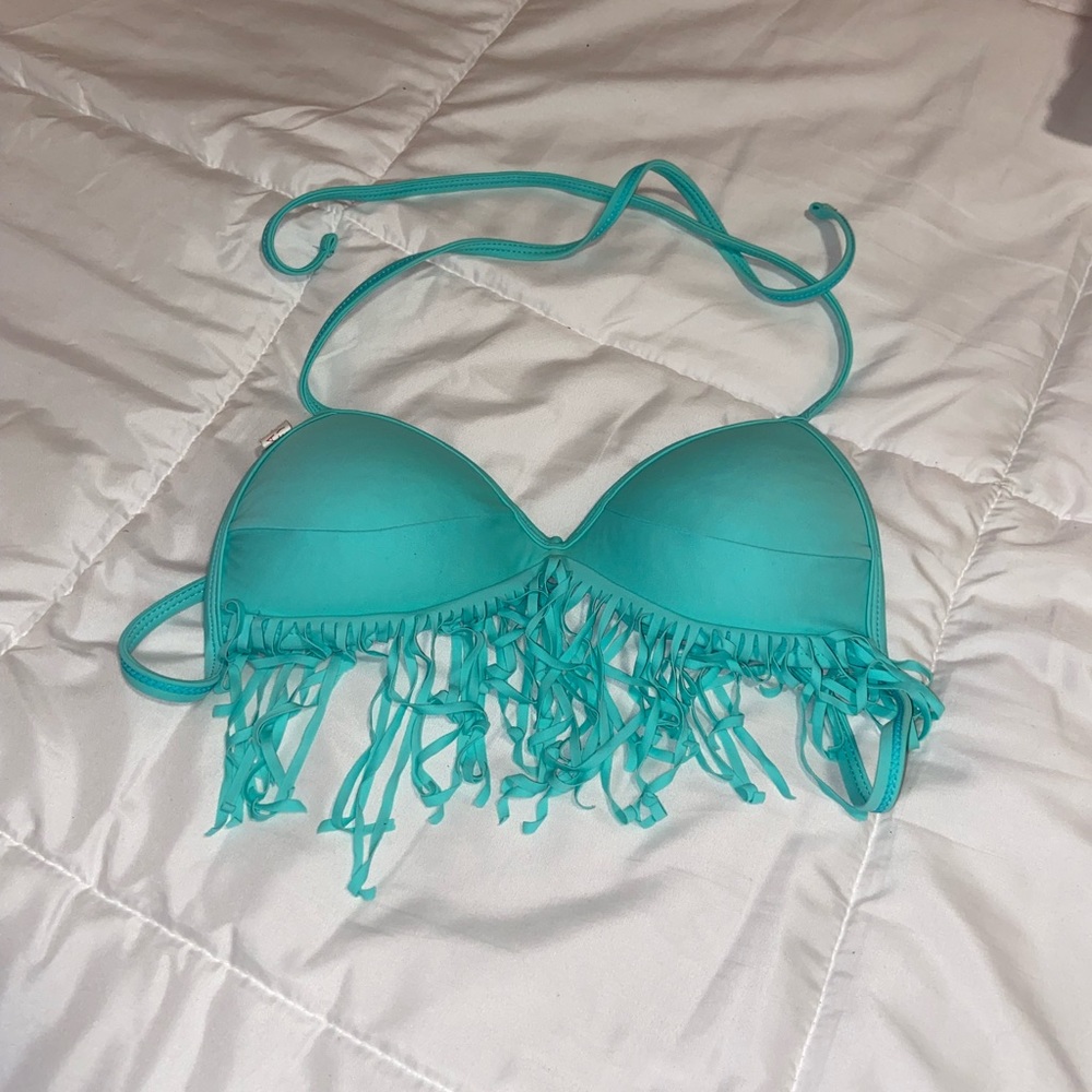 Fringe bikini top